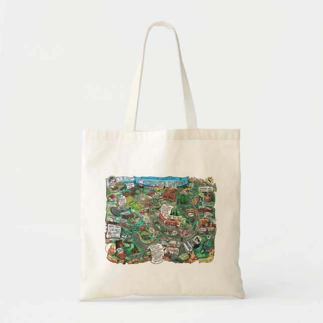 Mapa de cámara - Bolsa de tote (Frente)