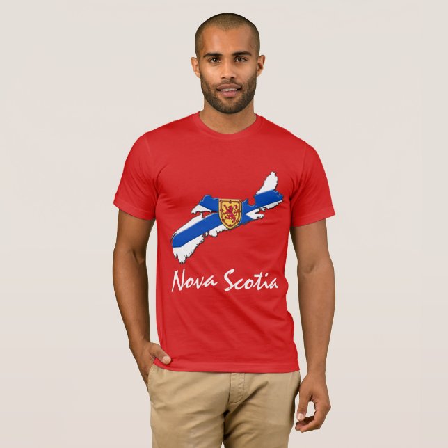 Mapa de camisetas de Nueva Escocia (Anverso completo)