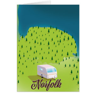 Mapa de caravanas de Norfolk