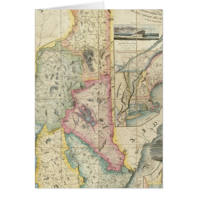 Mapa de Carrigans de New Hampshire (Frente)