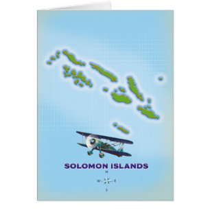 Mapa de cartografía de las islas Salomón.