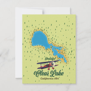 Mapa de Clear Lake California EE. UU.