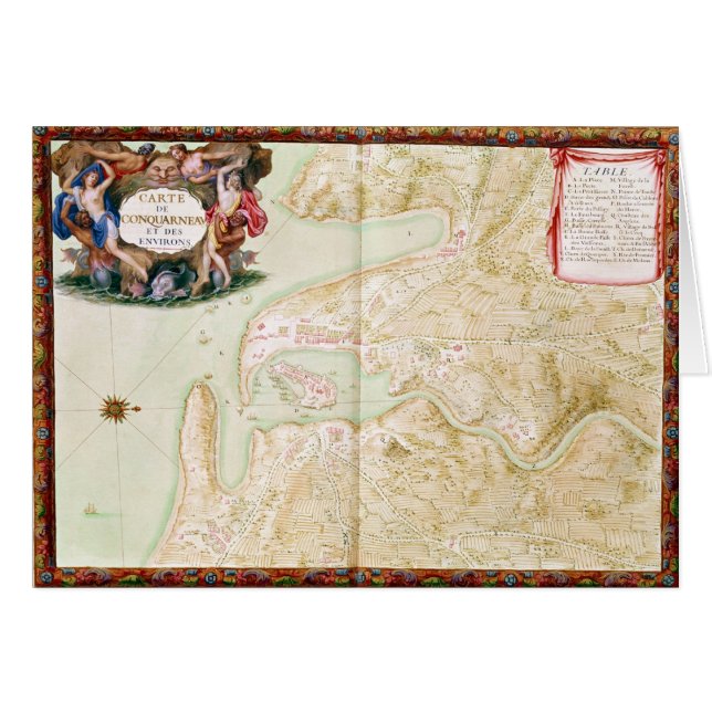 Mapa de Concarneau (Anverso (Horizontal))