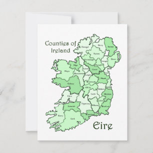 Mapa de condados de Irlanda