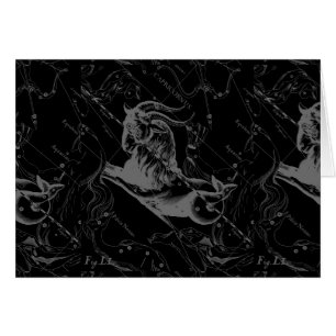 Mapa de Constelación de Capricornio Hevelius Engra