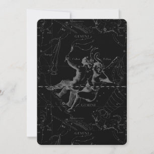 Mapa de constelación de Gemini grabado por Heveliu