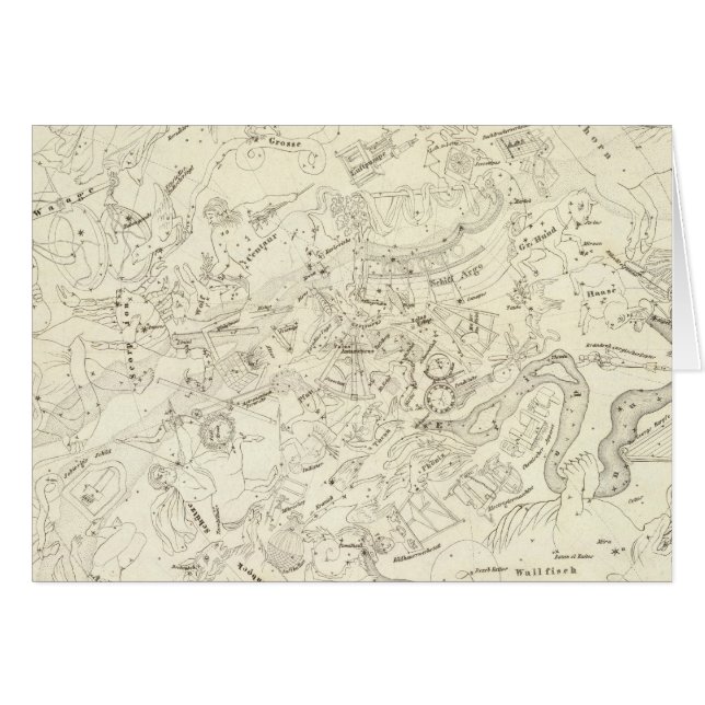 Mapa de constelaciones 2 (Anverso (Horizontal))