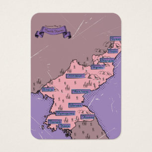 mapa de Corea del Norte