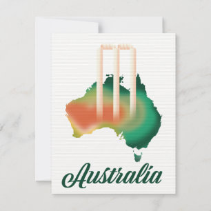 Mapa de críquet de Australia.