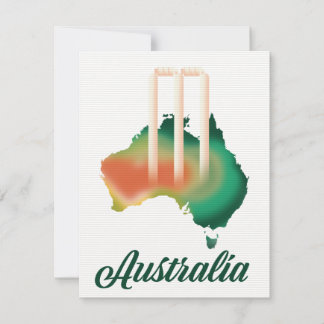 Mapa de críquet de Australia.