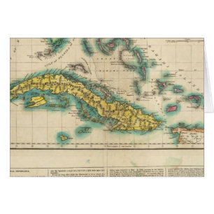 Mapa De Cuba Y Las Islas Bahama
