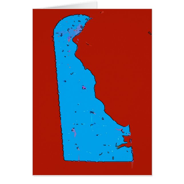 Mapa de Delaware (Frente)