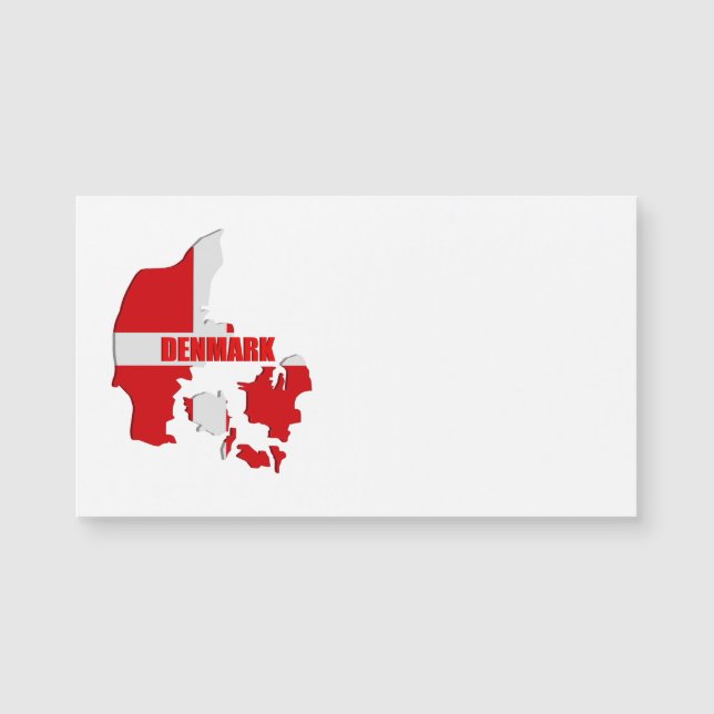Mapa de Dinamarca (Anverso)