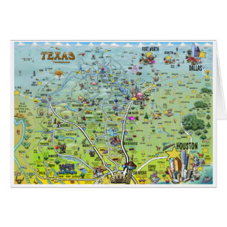 Mapa de diversiones de Texas