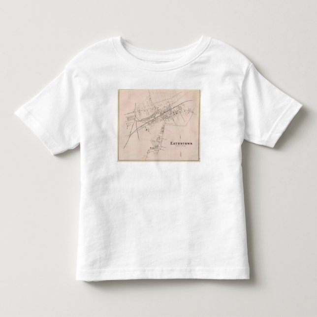 Mapa de Eatontown, New Jersey (Anverso)
