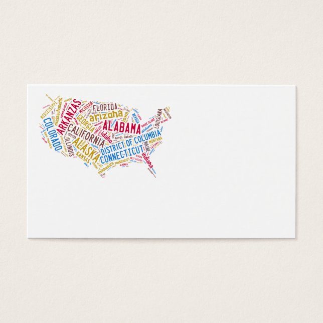 mapa de EE.UU. (Frente)