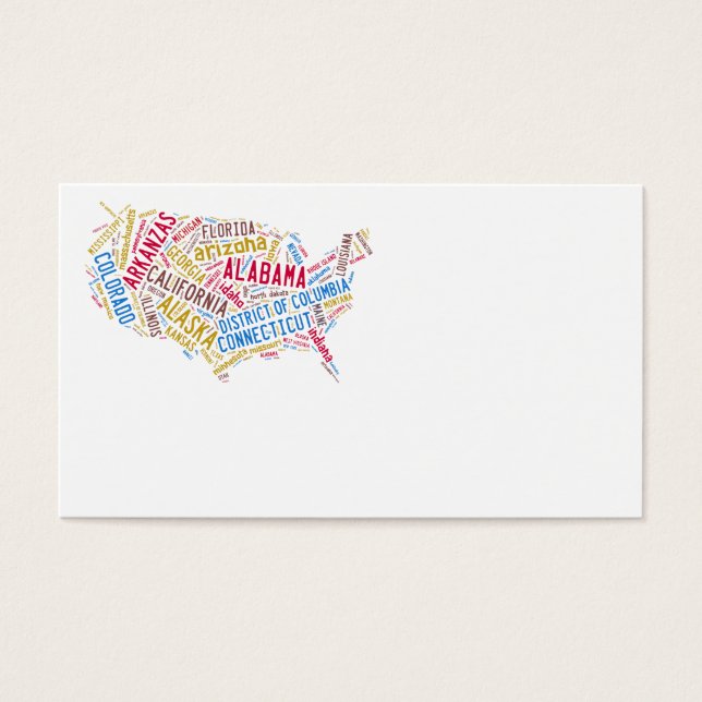 mapa de EE.UU. (Frente)