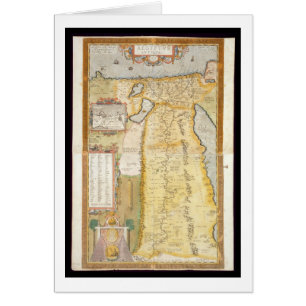Mapa de Egipto antiguo, 1584