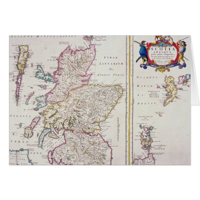 Mapa de Escocia, c.1700 (Anverso (Horizontal))