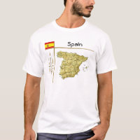 Mapa de España + Bandera + Cargo camiseta