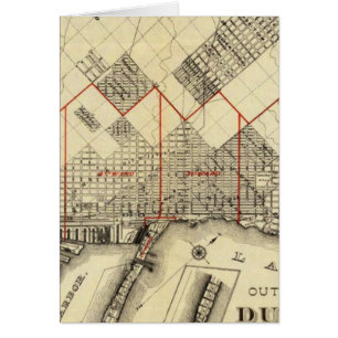 Mapa de esquema de Duluth y los suburbios