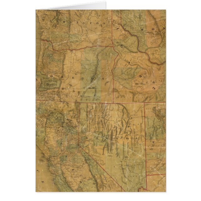 Mapa de Estados del Pacífico de Bancroft (Frente)