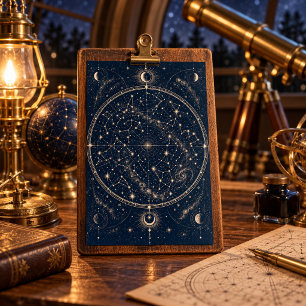 Mapa de Estrellas Arte Impreso