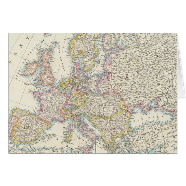 Mapa de Europa 3 (Anverso (Horizontal))
