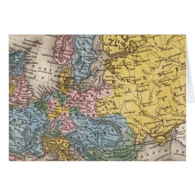 Mapa de Europa 4 (Anverso (Horizontal))