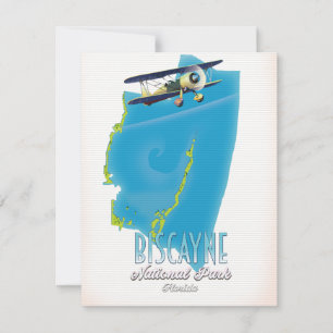 Mapa de Florida en el parque nacional de Biscaye