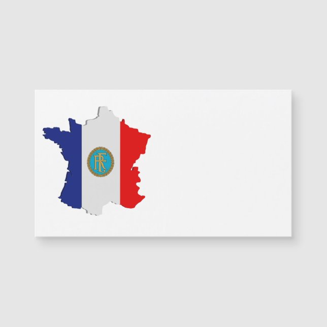 Mapa de Francia (Anverso)