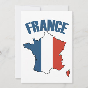 Mapa de Francia - Bandera francesa