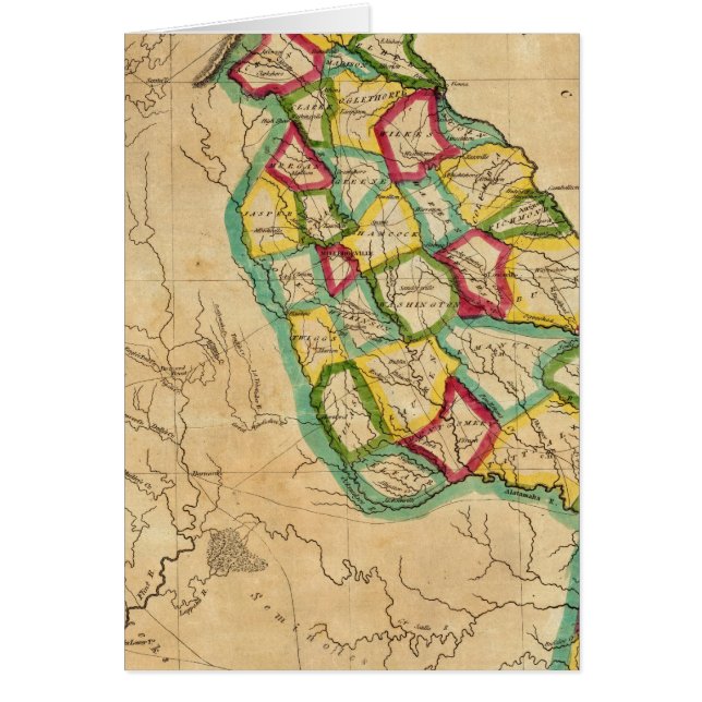 Mapa de Georgia (Frente)