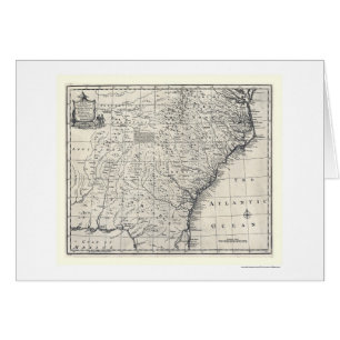Mapa de Georgia y de Carolinas de Bowen 1752