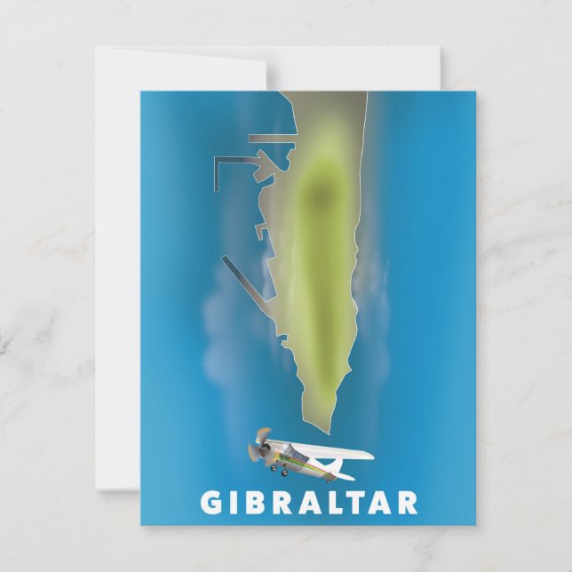 Mapa de Gibraltar (Anverso)