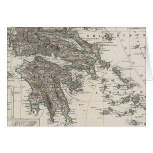 Mapa de Grecia de Stieler