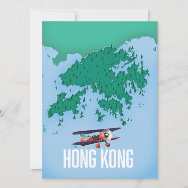 Mapa de Hong Kong (Anverso)