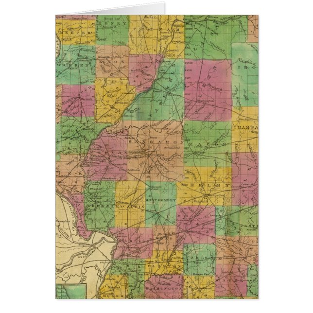 Mapa de Illinois (Frente)