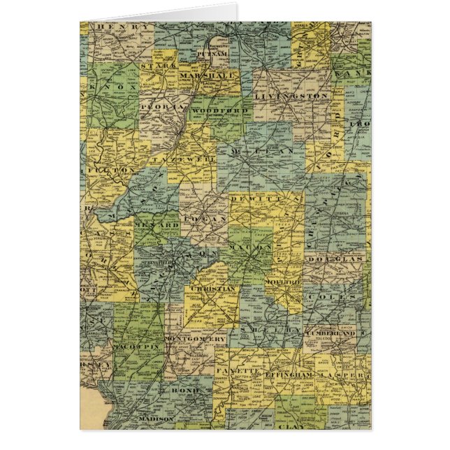 Mapa de Illinois 2 (Frente)