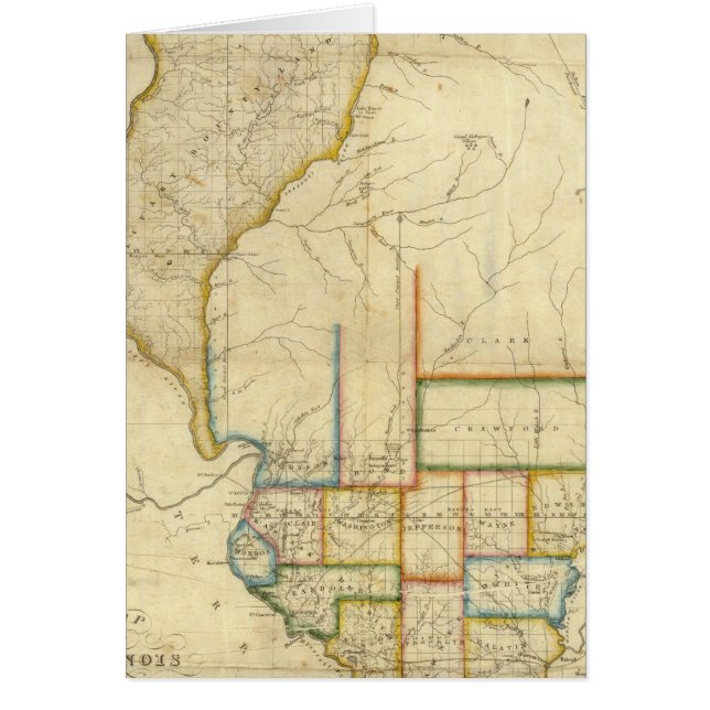 Mapa de Illinois 3 (Frente)