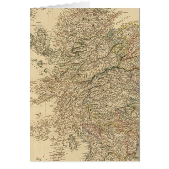 Mapa de Inglaterra (Frente)