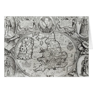 Mapa de Inglaterra durante el reinado de