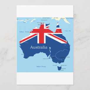 Mapa De Invitaciones De Australia