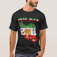 Mapa de Irán Gratis – Camiseta Iraní del León y So