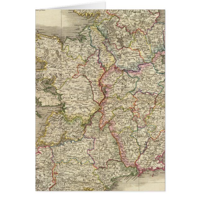 Mapa de Irlanda (Frente)