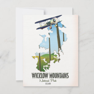 mapa de irlanda del parque nacional de las montaña
