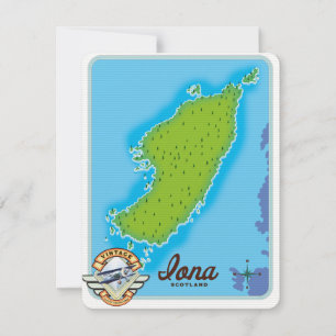 Mapa de iscotland de Iona