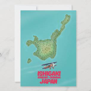 Mapa de Ishigaki Okinawa, Japón