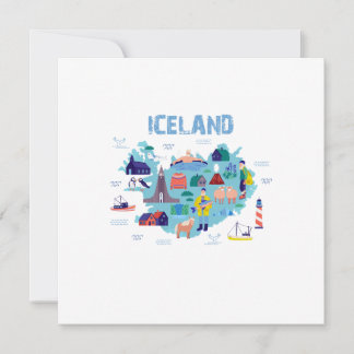 mapa de Islandia