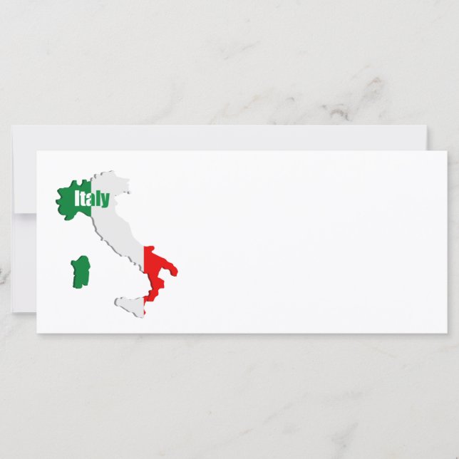 Mapa de Italia (Anverso)